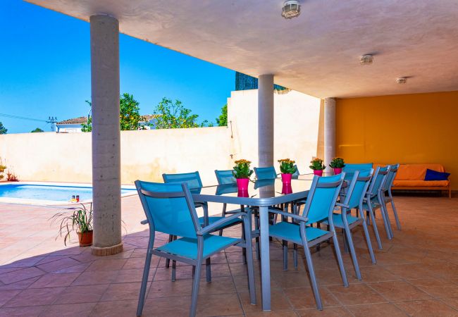 House in Muro - Marimar 039 fantastic house ideal for groups with pool, air conditioning, BBQ and WiFi House in Muro - Marimar 039 fantastic house ideal for groups with pool, air conditioning, BBQ and WiFi