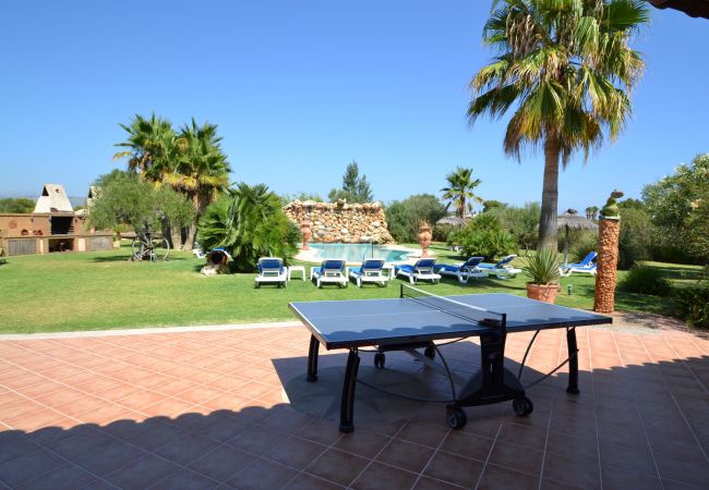 Country house in Muro - Can Gamundí 052 fantastic finca with private swimming pool, playground, air conditioning and barbecue Country house in Muro - Can Gamundí 052 fantastic finca with private swimming pool, playground, air conditioning and barbecue