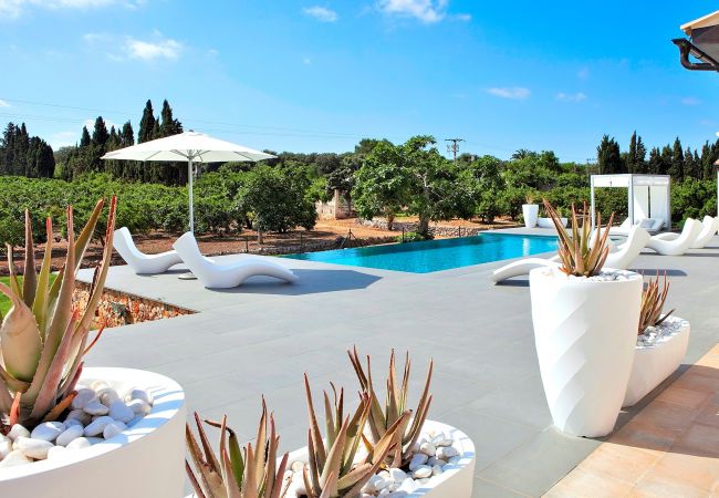 Country house in Llubi - Son Calet 156 modern villa with private pool, garden, barbecue area and air-conditioning Country house in Llubi - Son Calet 156 modern villa with private pool, garden, barbecue area and air-conditioning