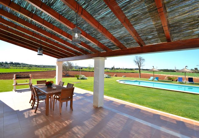 Country house in Muro - Flor de Sal 178 majestic modern villa with private pool, air-conditioning and BBQ Country house in Muro - Flor de Sal 178 majestic modern villa with private pool, air-conditioning and BBQ