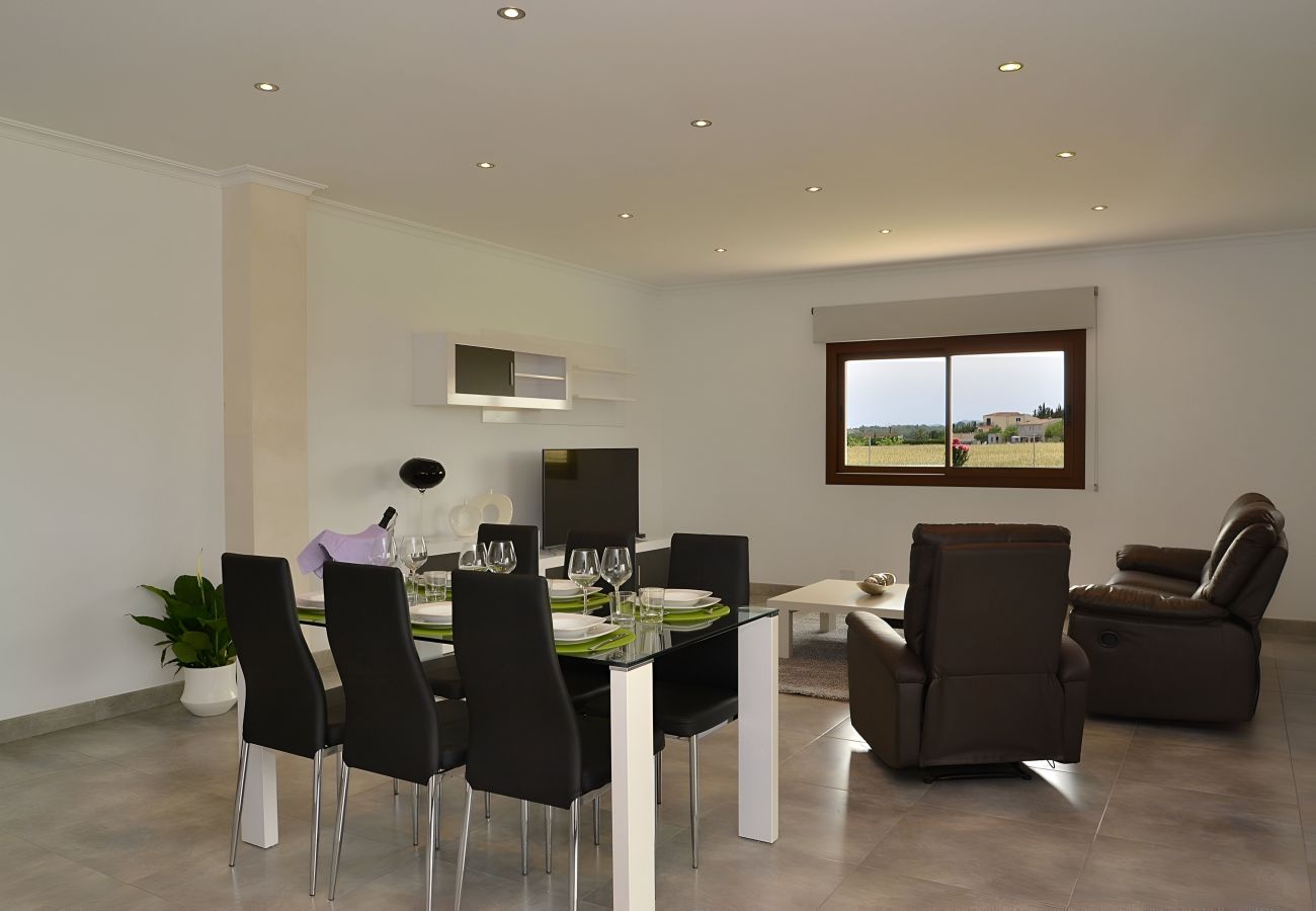 Country house in Muro - Flor de Sal 178 majestic modern villa with private pool, air-conditioning and BBQ Country house in Muro - Flor de Sal 178 majestic modern villa with private pool, air-conditioning and BBQ