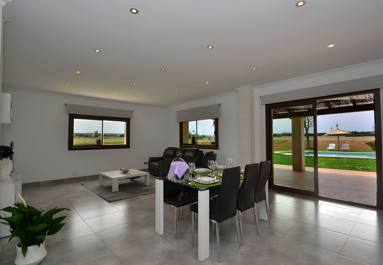 Country house in Muro - Flor de Sal 178 majestic modern villa with private pool, air-conditioning and BBQ Country house in Muro - Flor de Sal 178 majestic modern villa with private pool, air-conditioning and BBQ