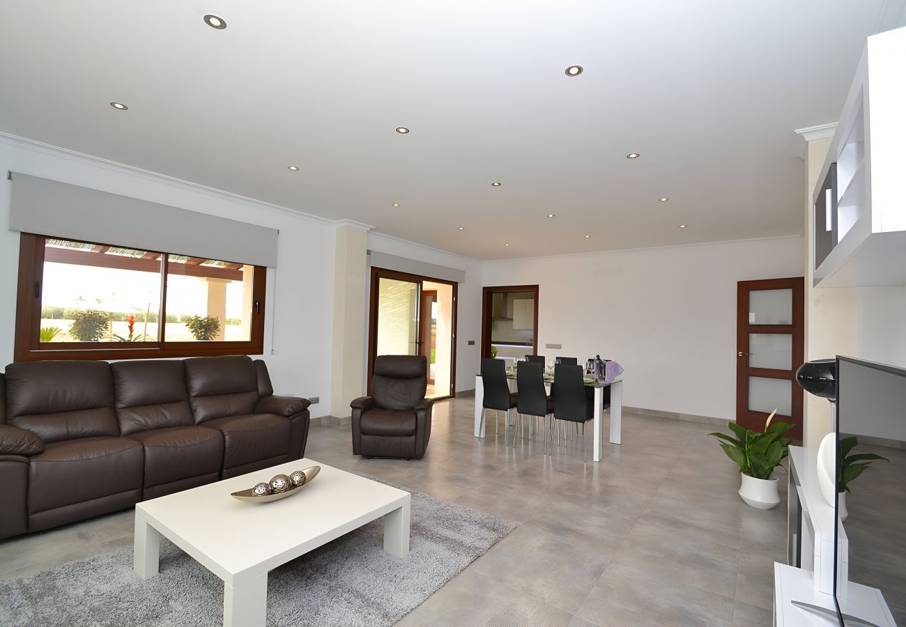 Country house in Muro - Flor de Sal 178 majestic modern villa with private pool, air-conditioning and BBQ Country house in Muro - Flor de Sal 178 majestic modern villa with private pool, air-conditioning and BBQ