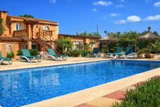 Country house in Campos - Can Bril 409 rustic finca with private pool, terrace, garden and WiFi