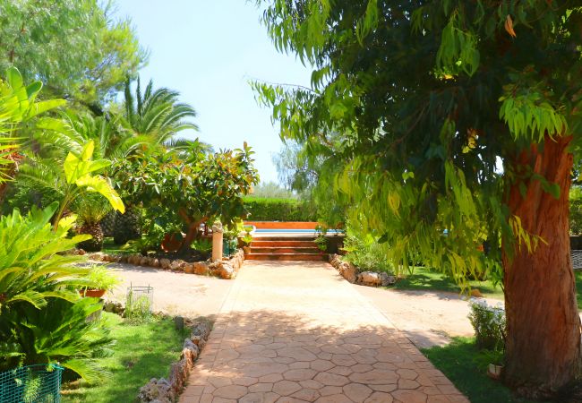 Country house in Campos - Can Crestall 414 rustic finca with private pool, air conditioning, garden and barbecue Country house in Campos - Can Crestall 414 rustic finca with private pool, air conditioning, garden and barbecue