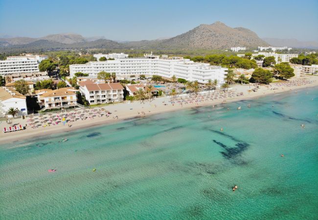 Apartment in Alcúdia - Fantastic 174 magnificent flat on the beach, with balcony, air conditioning and WiFi Apartment in Alcúdia - Fantastic 174 magnificent flat on the beach, with balcony, air conditioning and WiFi