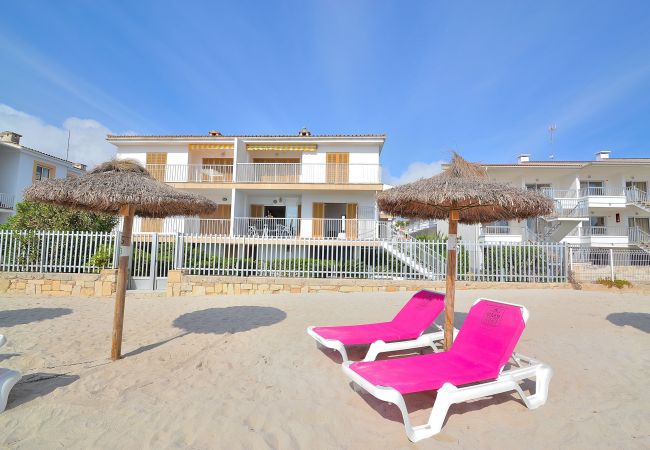 Apartment in Alcúdia - Fantastic 174 magnificent flat on the beach, with balcony, air conditioning and WiFi Apartment in Alcúdia - Fantastic 174 magnificent flat on the beach, with balcony, air conditioning and WiFi