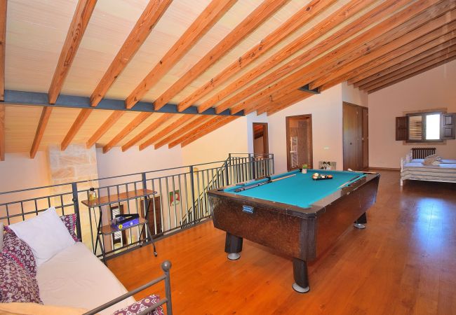 Villa in Muro - Casa Nuria 019 fantastic finca with private pool, terrace, garden and billiard Villa in Muro - Casa Nuria 019 fantastic finca with private pool, terrace, garden and billiard