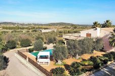 Aerial photo of the villa in sineu