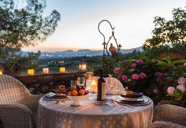 Villa in Capannori - FRANTOIO a Romantic Farmhouse Apartment with Terrace and Views Villa in Capannori - FRANTOIO a Romantic Farmhouse Apartment with Terrace and Views