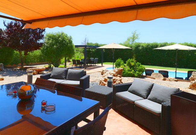 Country house in Campos - Son Vigili 417 magnificent villa with private pool, jacuzzi, children's area and air-conditioning Country house in Campos - Son Vigili 417 magnificent villa with private pool, jacuzzi, children's area and air-conditioning