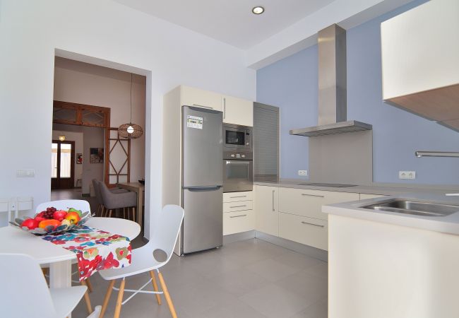 House in Muro - Es Colomer 265 beautiful town house with swimming pool, air conditioning and fibre optics House in Muro - Es Colomer 265 beautiful town house with swimming pool, air conditioning and fibre optics