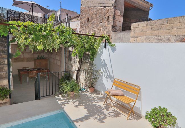 House in Muro - Es Colomer 265 beautiful town house with swimming pool, air conditioning and fibre optics House in Muro - Es Colomer 265 beautiful town house with swimming pool, air conditioning and fibre optics