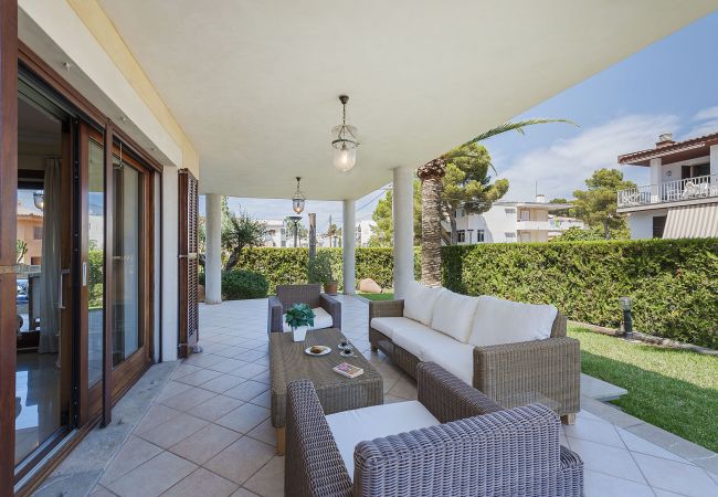 Villa in Port d´Alcudia - Villa Northern Star near the beach with pool, Wi-Fi, air conditioning, terrace and garden Villa in Port d´Alcudia - Villa Northern Star near the beach with pool, Wi-Fi, air conditioning, terrace and garden