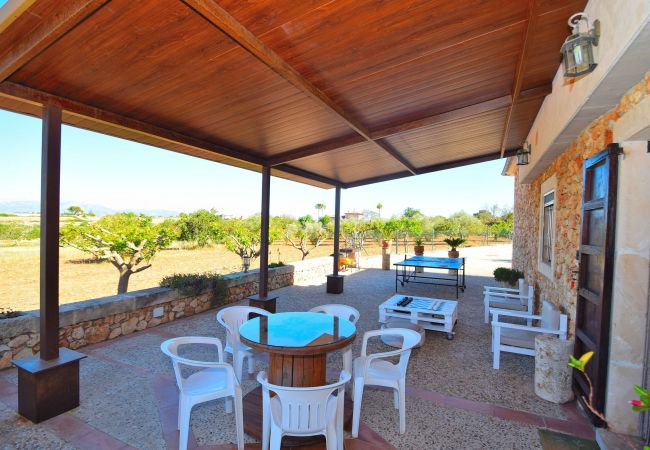 Особняк на Santa Margalida - Es Bosquerró 054 fantástica finca con piscina vallada, zona infantil, terraza, barbacoa y WiFi Особняк на Santa Margalida - Es Bosquerró 054 fantástica finca con piscina vallada, zona infantil, terraza, barbacoa y WiFi