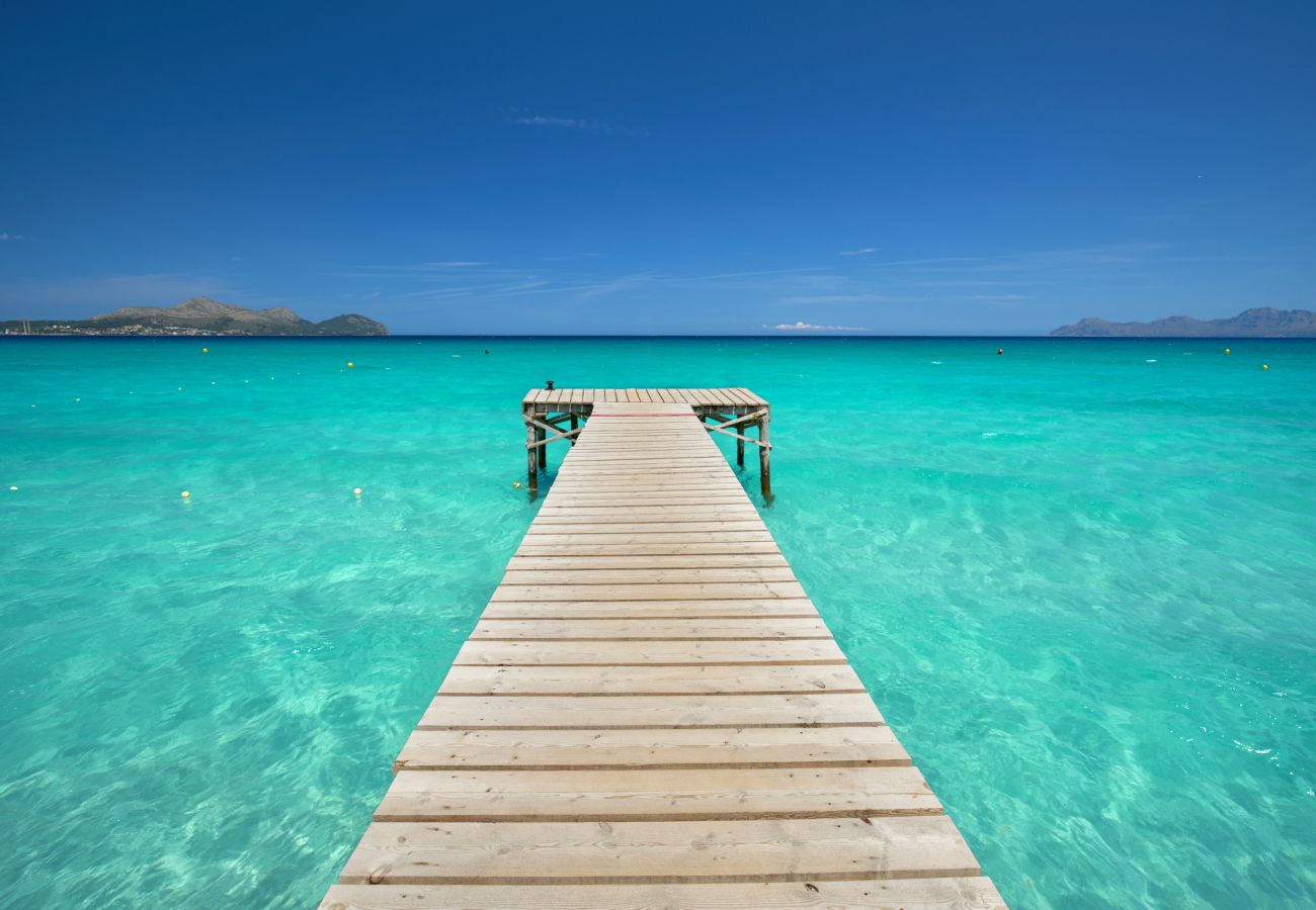 Дом на Алькудия / Alcudia - Can Xim 080 fantástica casa cerca de la playa, con terraza, jardín, barbacoa y WiFi Дом на Алькудия / Alcudia - Can Xim 080 fantástica casa cerca de la playa, con terraza, jardín, barbacoa y WiFi