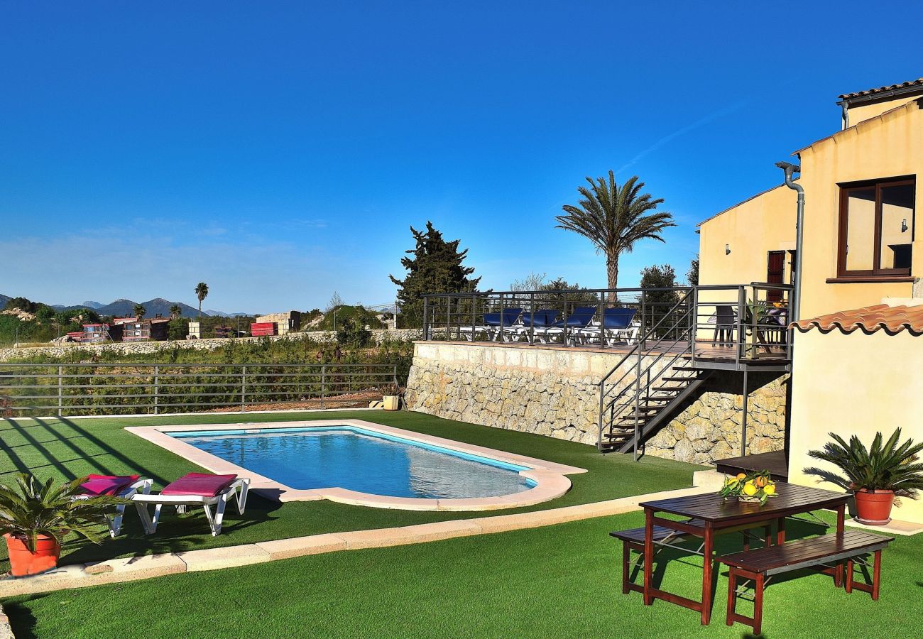 Особняк на Muro - Els Tarongers 081 fantástica finca con piscina privada, aire acondicionado, terraza y barbacoa Особняк на Muro - Els Tarongers 081 fantástica finca con piscina privada, aire acondicionado, terraza y barbacoa