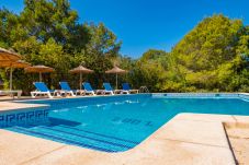 Особняк на Campos - Can Palea 407 finca con piscina privada con jardín, terraza, barbacoa y WiFi