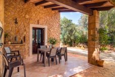 Особняк на Campos - Can Crestall 414 finca rústica con piscina privada, aire acondicionado, jardín y barbacoa