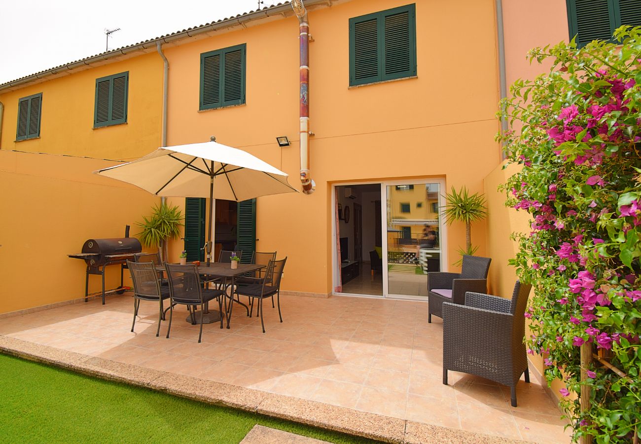 Таунхаус на Sa Pobla - Robes Sa Pobla 170 fantástica casa con piscina, aire acondicionado, terraza y WiFi Таунхаус на Sa Pobla - Robes Sa Pobla 170 fantástica casa con piscina, aire acondicionado, terraza y WiFi