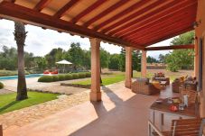 Вилла на Muro - Casa Nuria 019 fantástica finca con piscina privada, terraza, jardín y billar