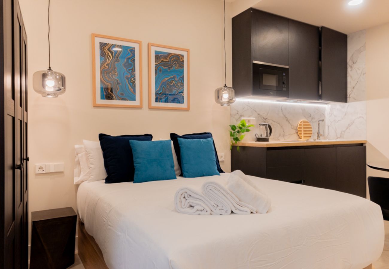 Квартира-студия на Мадрид город / Madrid - Estudio Oriente – Diseño y confort en DELICIAS MADRID Квартира-студия на Мадрид город / Madrid - Estudio Oriente – Diseño y confort en DELICIAS MADRID