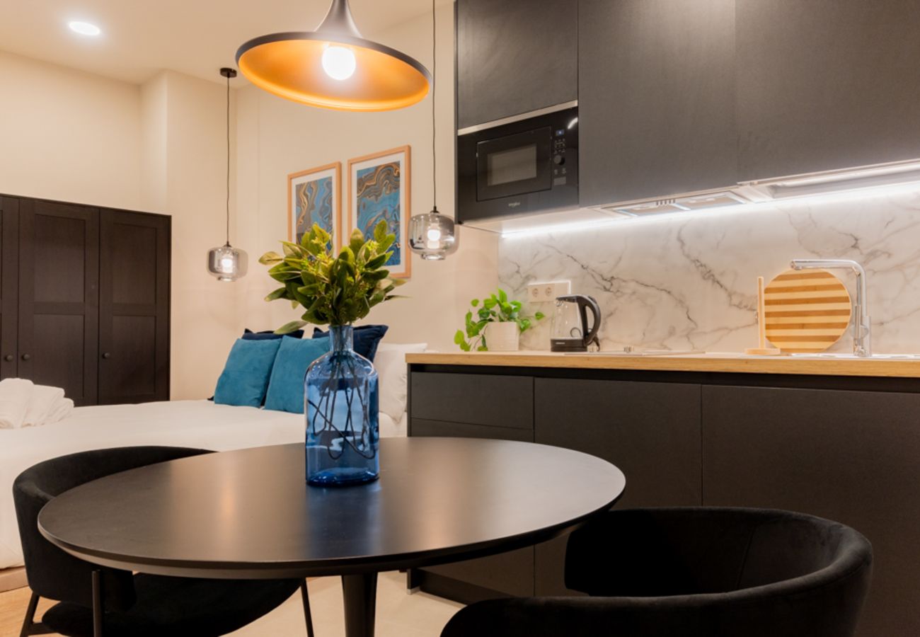 Квартира-студия на Мадрид город / Madrid - Estudio Oriente – Diseño y confort en DELICIAS MADRID Квартира-студия на Мадрид город / Madrid - Estudio Oriente – Diseño y confort en DELICIAS MADRID