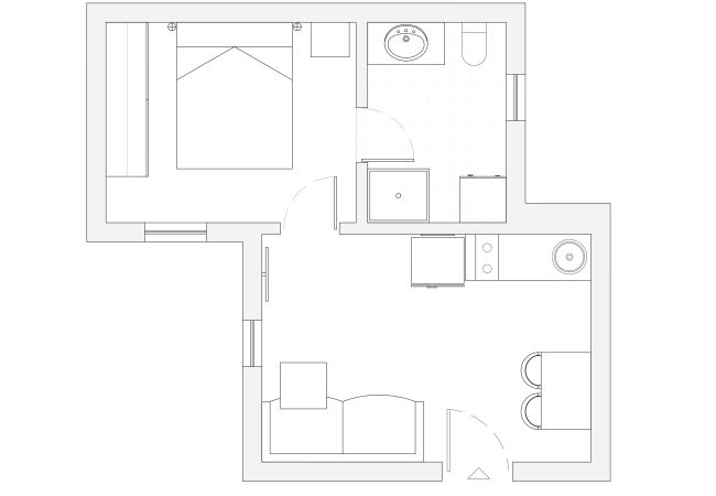 Апартаменты на Madrid - Alquiler Mensual en Madrid – Piso moderno de 1 dormitorio. Temporal  Апартаменты на Madrid - Alquiler Mensual en Madrid – Piso moderno de 1 dormitorio. Temporal