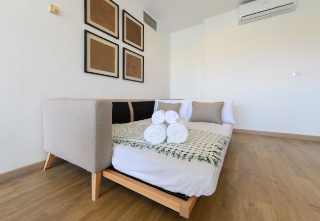 Апартаменты на Madrid - Piso moderno de 1 dormitorio con ventanales y sofá cama para invitados en Madrid.Temporal  Апартаменты на Madrid - Piso moderno de 1 dormitorio con ventanales y sofá cama para invitados en Madrid.Temporal