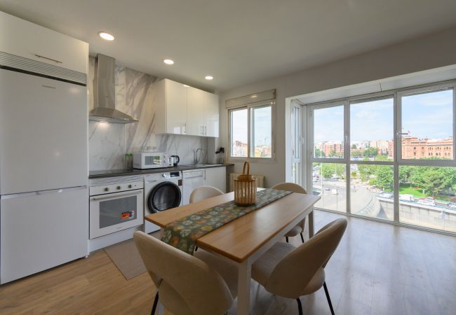 Апартаменты на Madrid - Piso moderno de 1 dormitorio con ventanales y sofá cama para invitados en Madrid.Temporal  Апартаменты на Madrid - Piso moderno de 1 dormitorio con ventanales y sofá cama para invitados en Madrid.Temporal