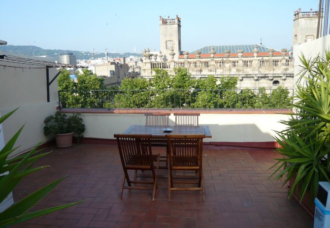  на Barcelona ciudad - GOTHIC - Shared terrace apartment