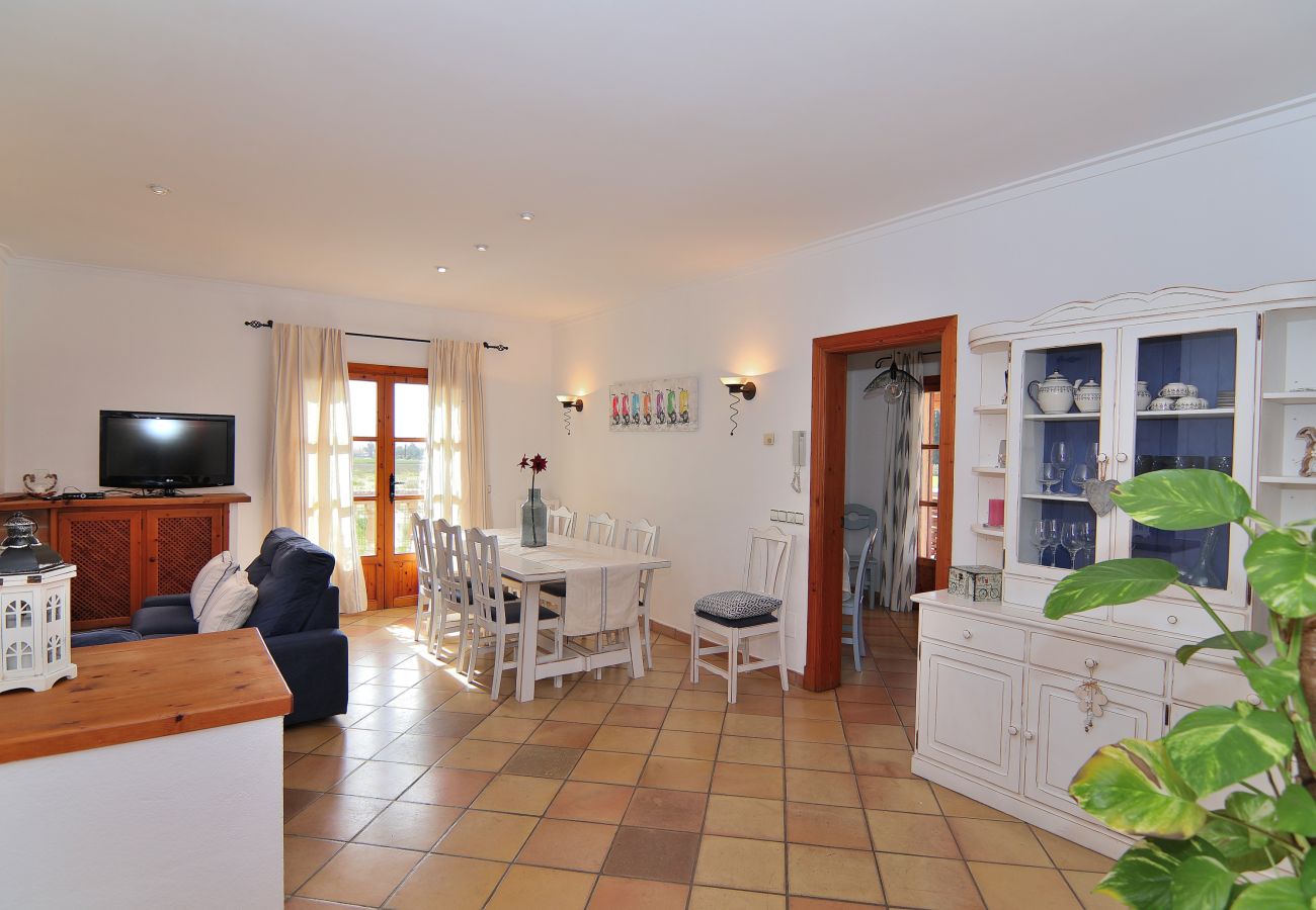 Sommarhus i Sa Pobla - Can Mussol 040 magnifica villa con piscina privada, gran jardín, zona infantil, billar, ping pong y WiFi Sommarhus i Sa Pobla - Can Mussol 040 magnifica villa con piscina privada, gran jardín, zona infantil, billar, ping pong y WiFi