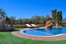 Sommarhus i Buger - Son Costa 065 maravillosa finca con piscina privada, zona infantil, aire acondicionado y barbacoa