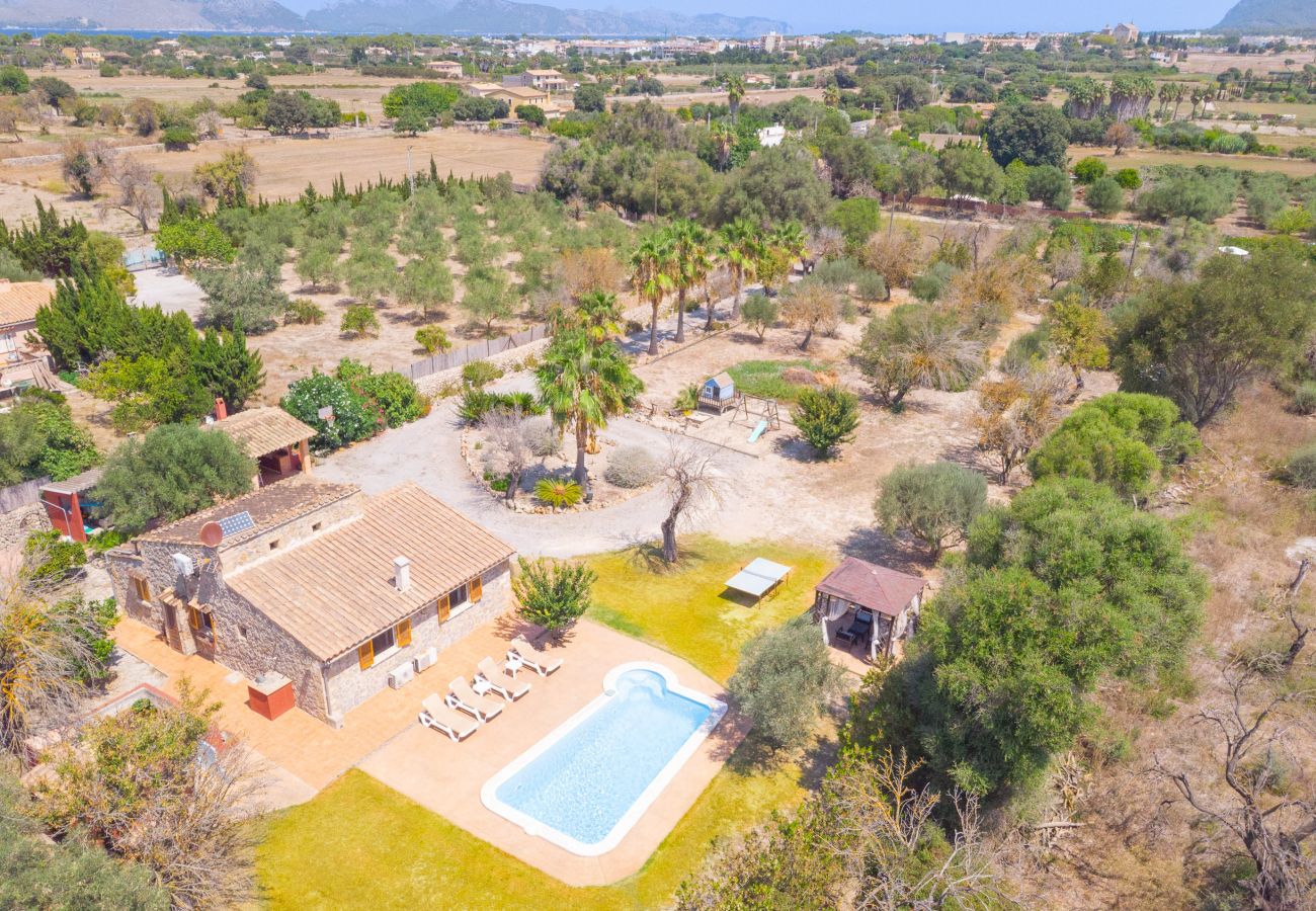 Sommarhus i Alcudia - Can Roig 113 fantástica finca con piscina privada, jardín, zona infantil y aire acondicionado Sommarhus i Alcudia - Can Roig 113 fantástica finca con piscina privada, jardín, zona infantil y aire acondicionado