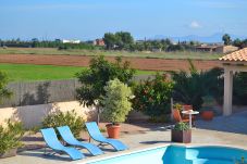 Sommarhus i Campanet - Can Melis 149 fantástica villa con piscina privada, aire acondicionado, terraza, jardín y barbacoa