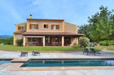 Sommarhus i Binissalem - Es Triquet 151 acogedora villa con piscina privada, terraza, barbacoa y WiFi