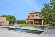 Sommarhus i Binissalem - Es Triquet 151 acogedora villa con piscina privada, terraza, barbacoa y WiFi