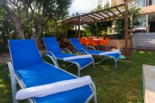 Stuga i Alcudia - Villa Isabel 206 fantástica villa con piscina privada, aire acondicionado, barbacoa y jacuzzi