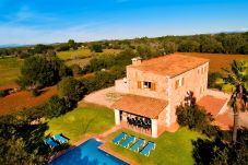 Sommarhus i Felanitx - Son Mas 402 maravillosa finca rústica con piscina privada, terraza, jardín y aire acondicionado