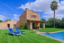 Sommarhus i Felanitx - Son Mas 402 maravillosa finca rústica con piscina privada, terraza, jardín y aire acondicionado