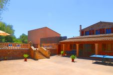 Sommarhus i Campos - Can Guillem 415 finca rústica con piscina privada, terraza, aire acondicionado y WiFi