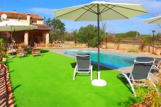 Sommarhus i Llucmajor - Son Antem 420 fantástica finca con piscina privada, terraza, barbacoa y aire acondicionado