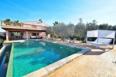 Sommarhus i Sineu - Son Arcaines de Can Simó 070 magnífica villa con piscina privada, terraza, ping pong y aire acondicionado