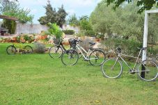 Sommarhus i Manacor - Son Fonto 097 maravillosa finca con piscina privada, jardín, zona de juegos, bicicletas y aire acondicionado