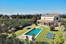 Sommarhus i Can Picafort - Son Morey Tarongers 108 fantástica finca con piscina privada, jardín, terraza y aire acondicionado