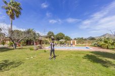 Sommarhus i Alcudia - Marilen 254 fantástica finca con piscina privada, gran jardín, zona de juegos y aire acondicionado