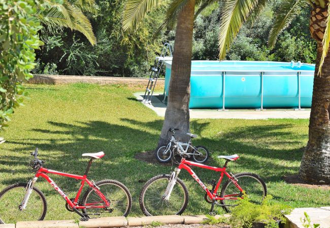  i Cala Murada - Casa Jardin 192 acogedora casa con piscina, gran zona exterior, barbacoa y bicicletas