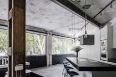 Studio i Madrid - Espectacular apartamento con área de trabajo en Usera