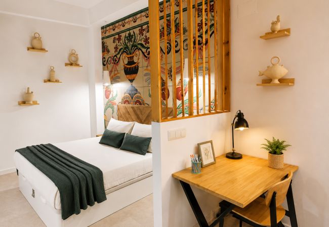 Lägenhet i Valencia - The Ceramic Homes III  | AC & WiFi | Free Bikes Included  