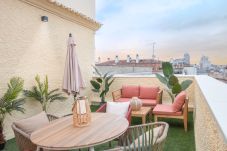 Lägenhet i Madrid - Ático con extraordinaria Terraza - Centro -Lujo - Alturas con sabor Mediterráneo